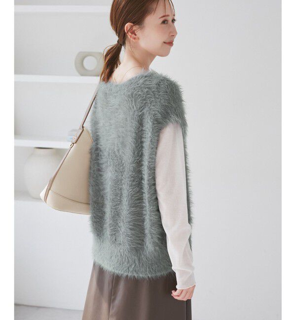 Rope&rsquo;Picnic「シャギーニットベスト」|ベスト・ジレ|