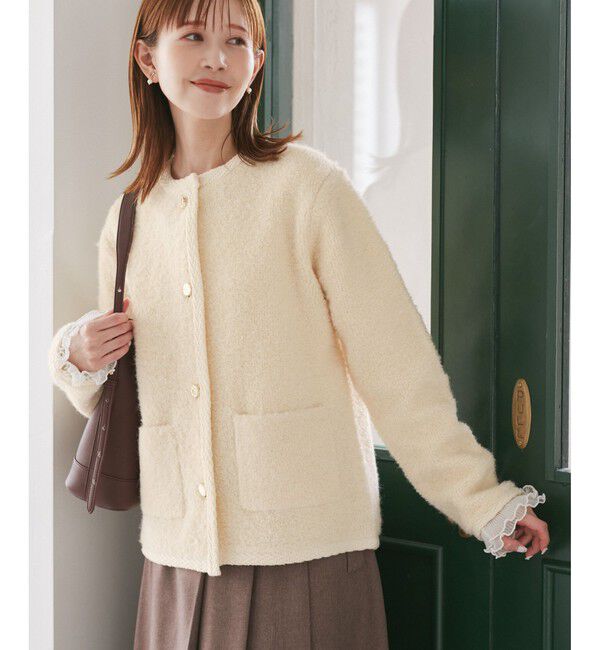 Rope&rsquo;Picnic「ループ編みニットカーディガン」|カーディガン|