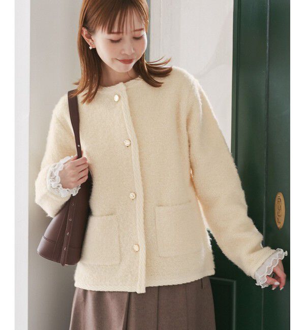 Rope&rsquo;Picnic「ループ編みニットカーディガン」|カーディガン|