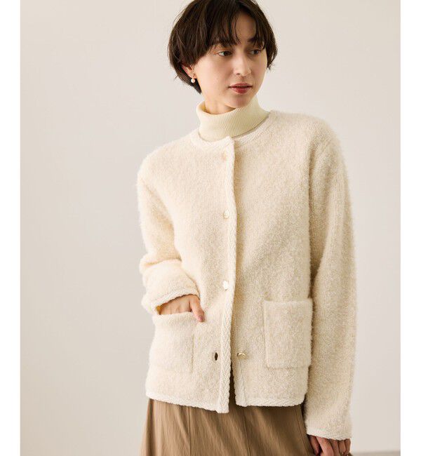 Rope&rsquo;Picnic「ループ編みニットカーディガン」|カーディガン|