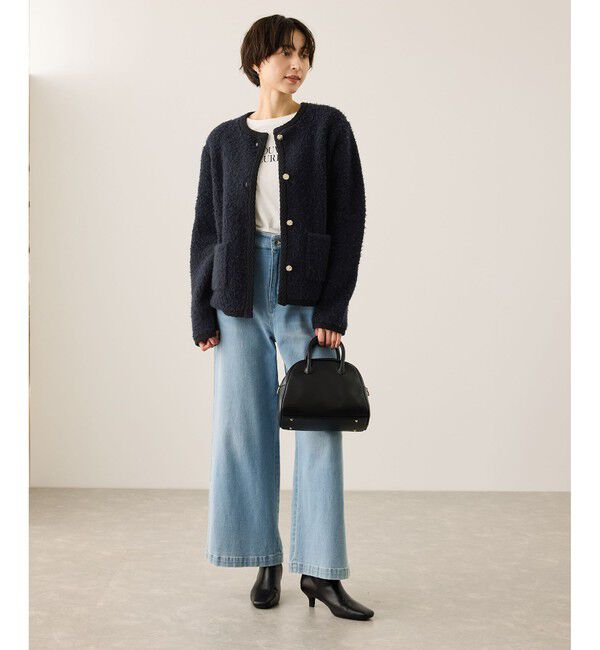 Rope&rsquo;Picnic「ループ編みニットカーディガン」|カーディガン|