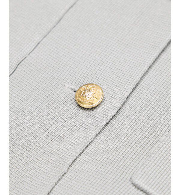 Rope&rsquo;Picnic「ミラノリブ金ボタンニットカーディガン」|カーディガン|