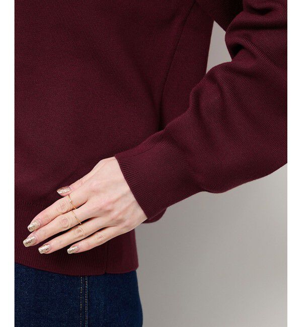 Rope&rsquo;Picnic「マシュマロニットVネックプルオーバー/イージーケア・リンクコーデ」|ニット・セーター|