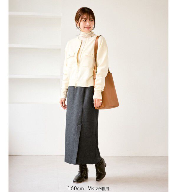 Rope&rsquo;Picnic「スリートーンツイードスカート/セットアップ対応」|スカート|