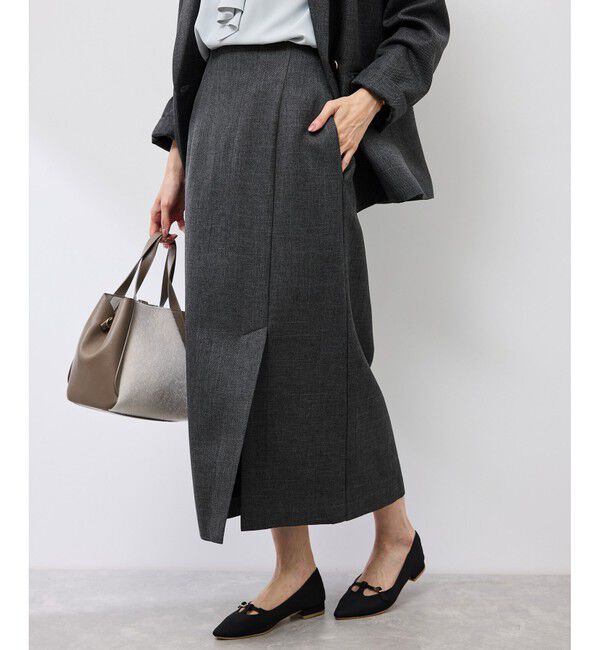 Rope&rsquo;Picnic「スリートーンツイードスカート/セットアップ対応」|スカート|