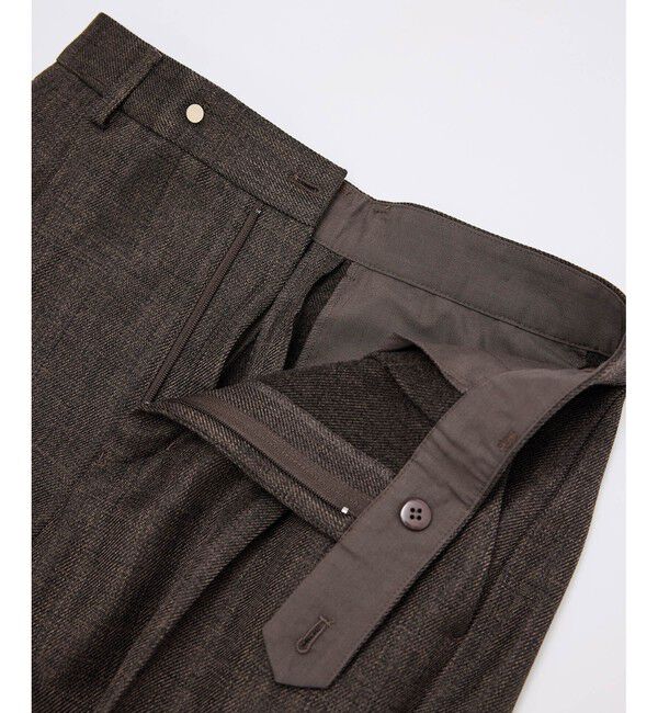 Rope&rsquo;Picnic「スリートーンツイードテーパードパンツ/セットアップ対応」|チノ|