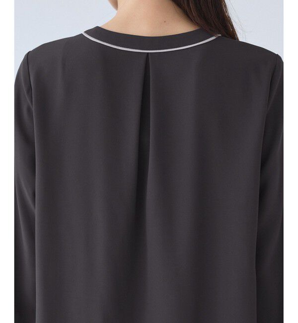 Rope&rsquo;Picnic「【WEB限定】配色ボウタイ風ブラウス」|シャツ・ブラウス|