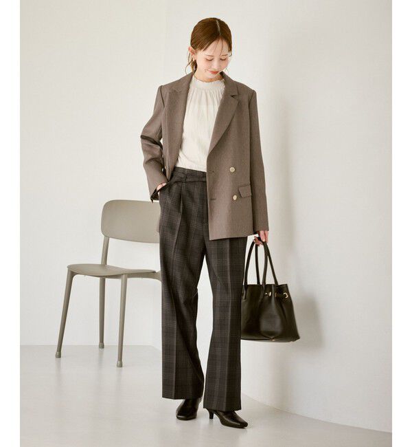 Rope&rsquo;Picnic「シャーリングカラーブラウス/2WAY」|シャツ・ブラウス|