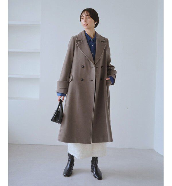 Rope&rsquo;Picnic「JAPAN FABRIC ダブルチェスターコート/一部WEB限定カラー」|チェスターコート|