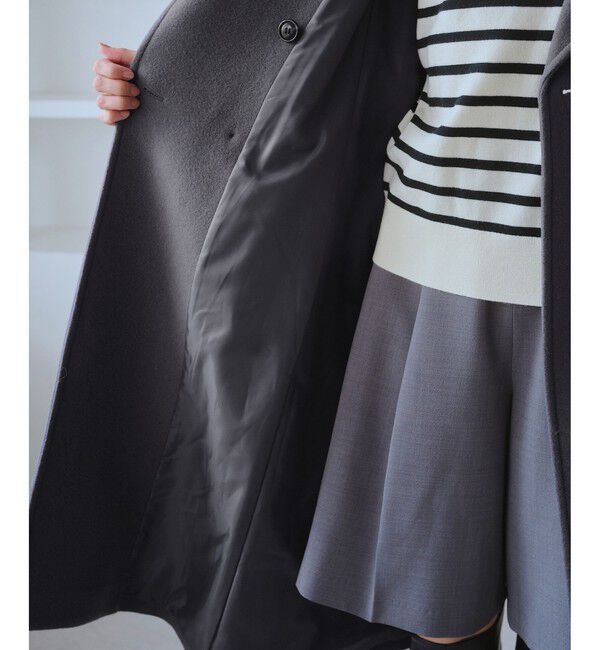 Rope&rsquo;Picnic「JAPAN FABRIC ダブルチェスターコート/一部WEB限定カラー」|チェスターコート|