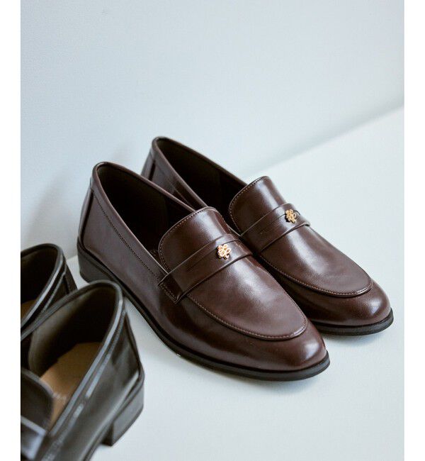 ROPE PICNIC PASSAGE「ROPE' PICNIC PASSAGE byHARUTA メタルモチーフローファー」|その他|ブラウン系(21)