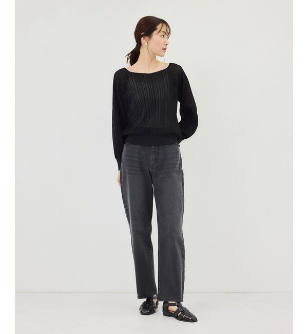 Rope&rsquo;Picnic「シャイニープリーツニット」|ニット・セーター|