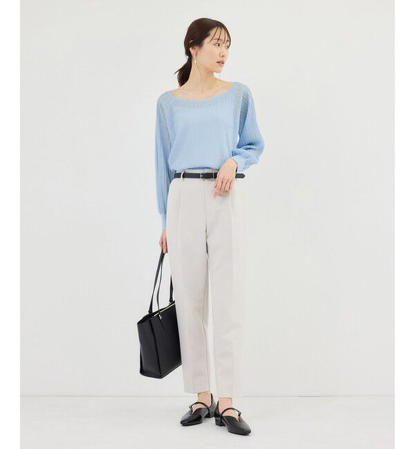 Rope&rsquo;Picnic「シャイニープリーツニット」|ニット・セーター|