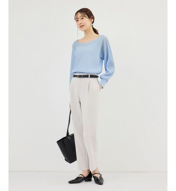 Rope&rsquo;Picnic「シャイニープリーツニット」|ニット・セーター|