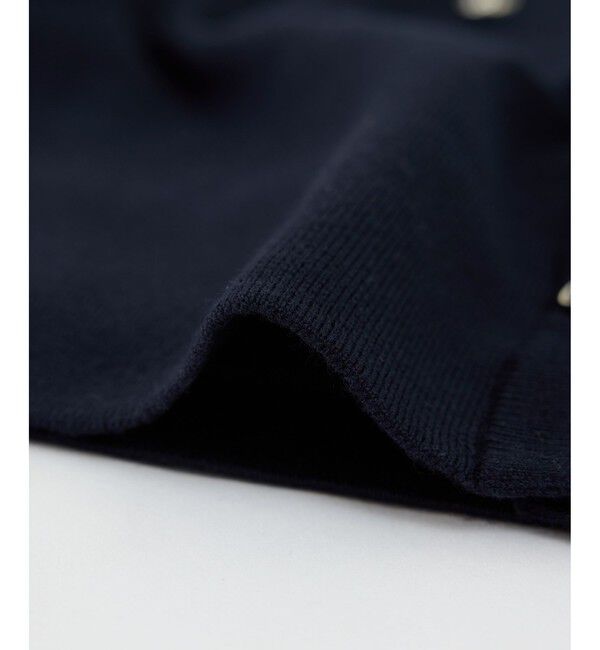 Rope&rsquo;Picnic「ミラノリブ金ボタン半袖カーディガン」|カーディガン|