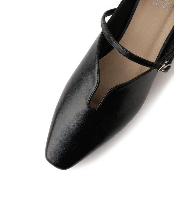 ROPE PICNIC PASSAGE「スクエアトゥローヒールストラップシューズ」|パンプス|
