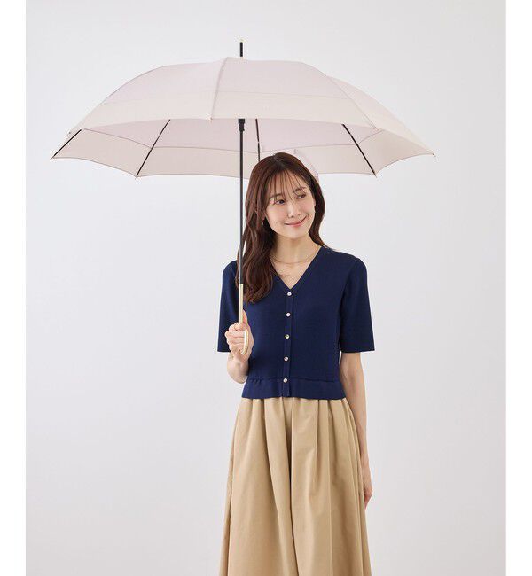 ROPE PICNIC PASSAGE「【Wpc.】切り継ぎプレーン長傘/晴雨兼用・UVカット」|傘|