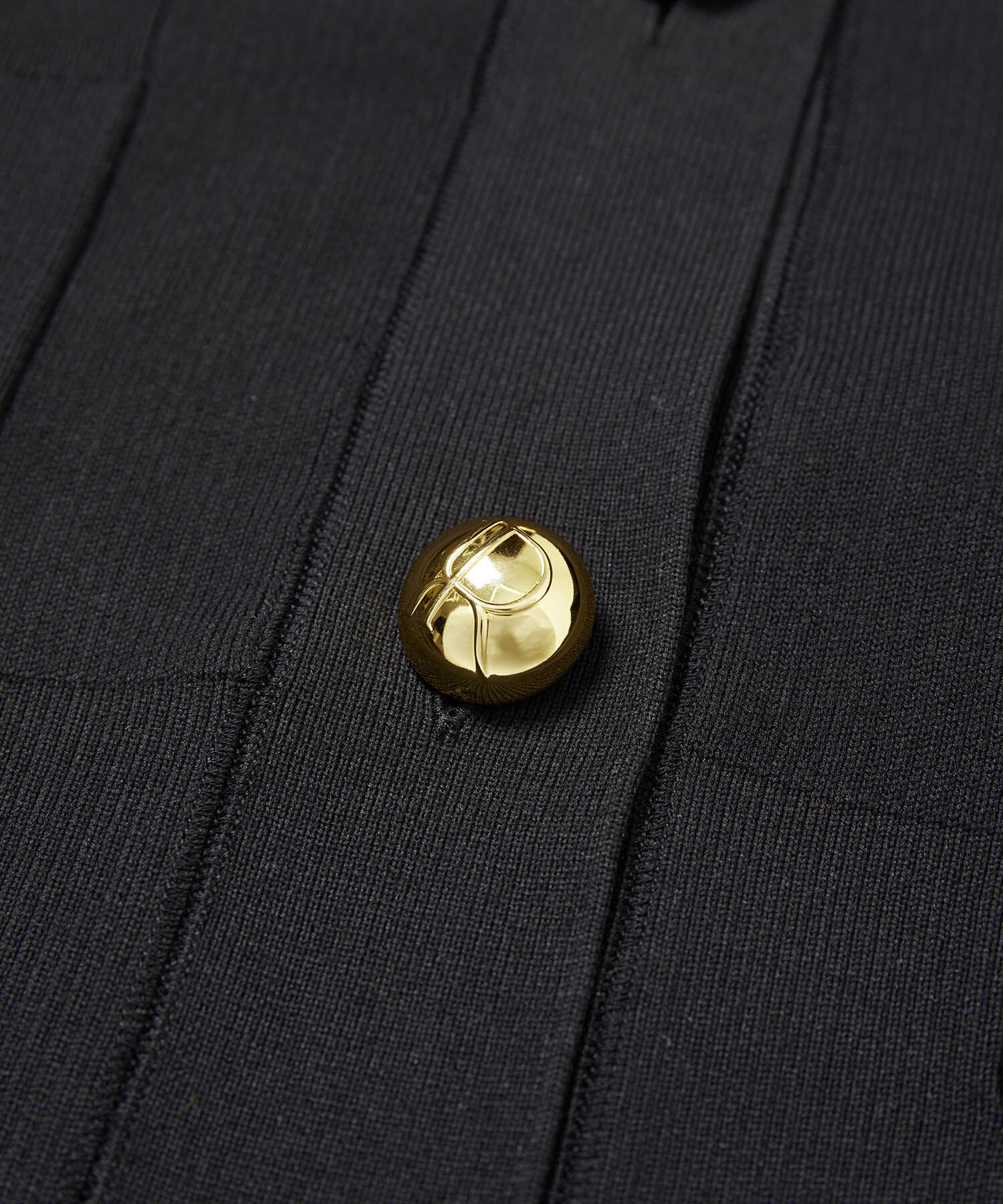 ADAM ET ROPE'「【サステナブル】ロゴボタンミドルカーディガン」|カーディガン|