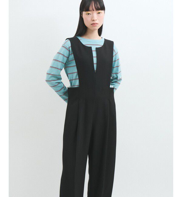 ADAM ET ROPE'「【オケージョン】バレルロンパース」|オールインワン|クロメイン