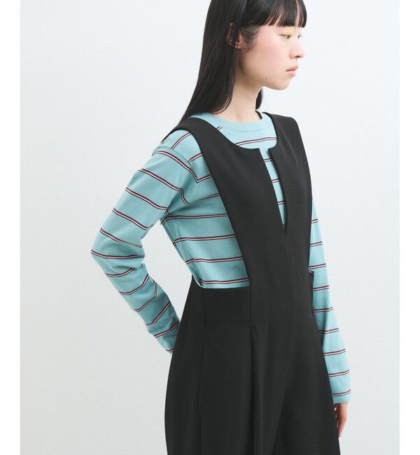 ADAM ET ROPE'「【オケージョン】バレルロンパース」|オールインワン|