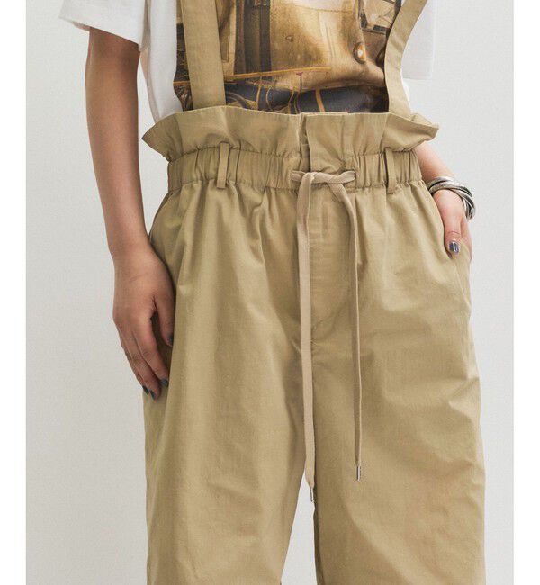 ADAM ET ROPE'「サスペンダーナイロンパンツ」|チノ|
