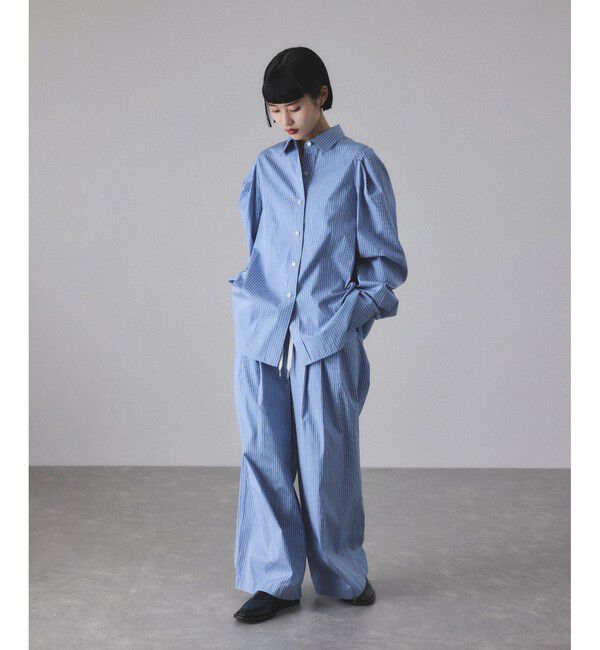 ADAM ET ROPE'「シャツスラックス」|スラックス|