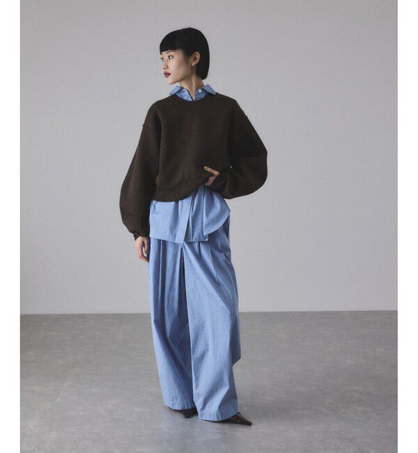 ADAM ET ROPE'「シャツスラックス」|スラックス|