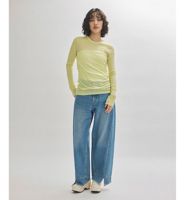 ADAM ET ROPE'「テンセルテレコリブロンT」|Tシャツ・カットソー|