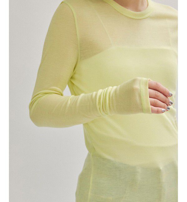 ADAM ET ROPE'「テンセルテレコリブロンT」|Tシャツ・カットソー|