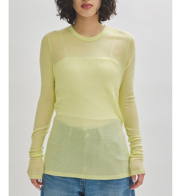 ADAM ET ROPE'「テンセルテレコリブロンT」|Tシャツ・カットソー|