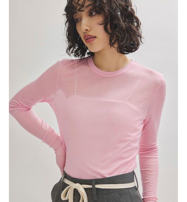 ADAM ET ROPE'「テンセルテレコリブロンT」|Tシャツ・カットソー|