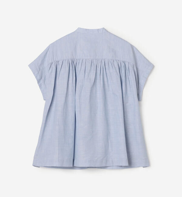 DANTON「DANTON | コットンリネン スリーブレスシャツ WOMEN」|シャツ・ブラウス|