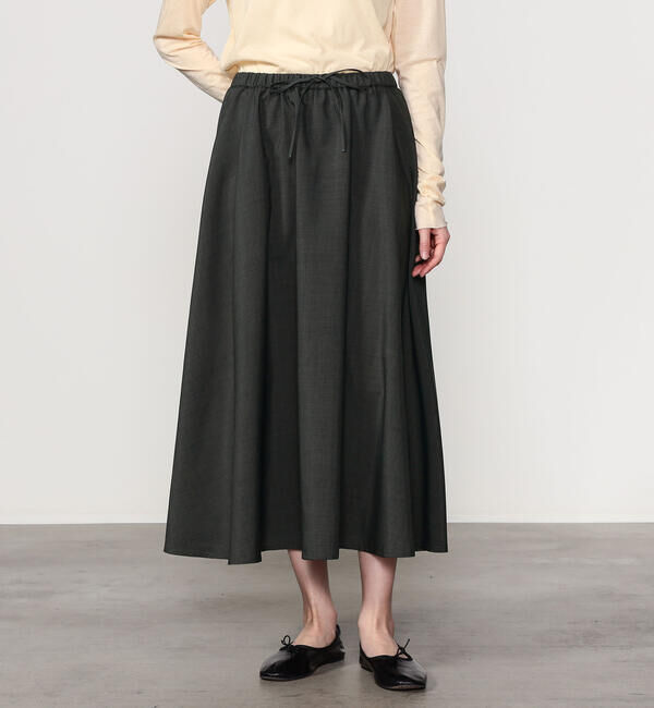  「Cellar Door | サーキュラースカート WOMEN」|スカート|GREY系1