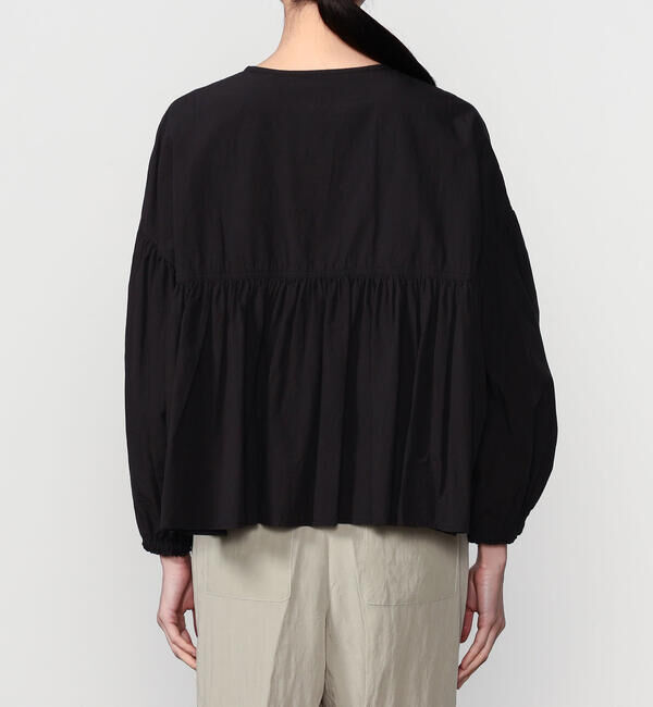 ORCIVAL「ORCIVAL | コットンポプリン ギャザー長袖シャツ WOMEN」|シャツ・ブラウス|