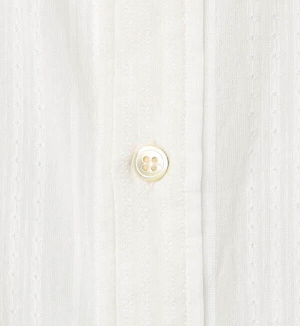  「INDIA INDUSTRY | コットンドビー バンドカラーシャツ WOMEN」|シャツ・ブラウス|