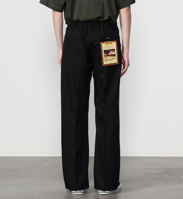  「Wrangler | 〈別注〉 WRANCHER ワイドスラックス BLACK MEN」|チノ|