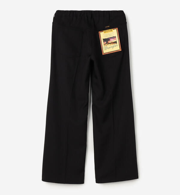  「Wrangler | 〈別注〉 WRANCHER ワイドスラックス BLACK MEN」|チノ|