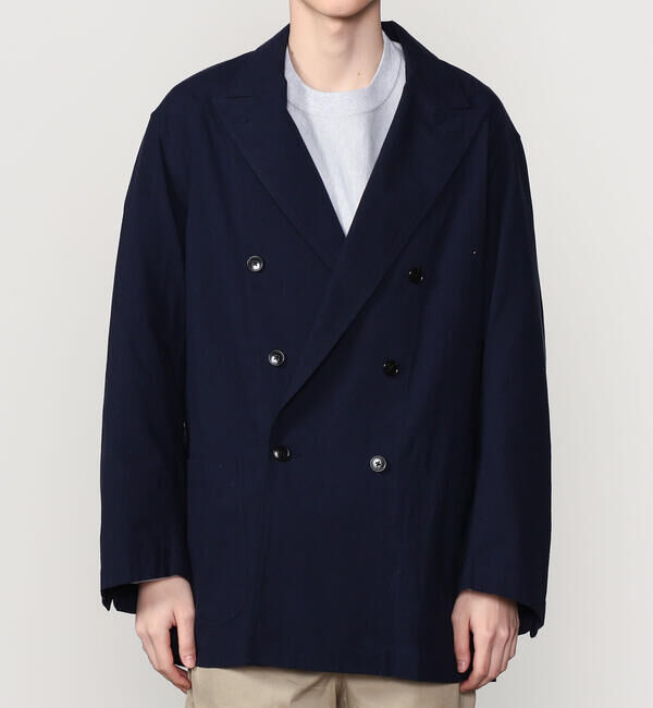  「CHEMISE D'ADAM | 〈別注〉ダブルブレスト シャツジャケット MEN」|テーラードジャケット|