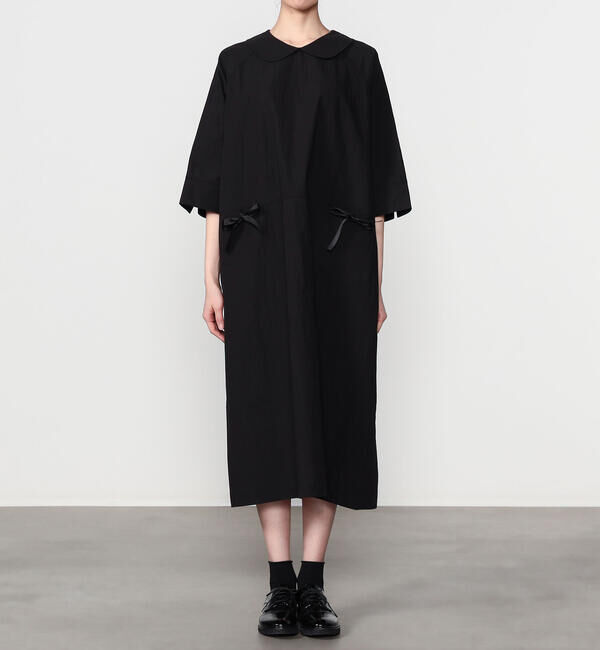  「eunoia | ラウンドカラー ロングワンピース WOMEN」|ワンピース|