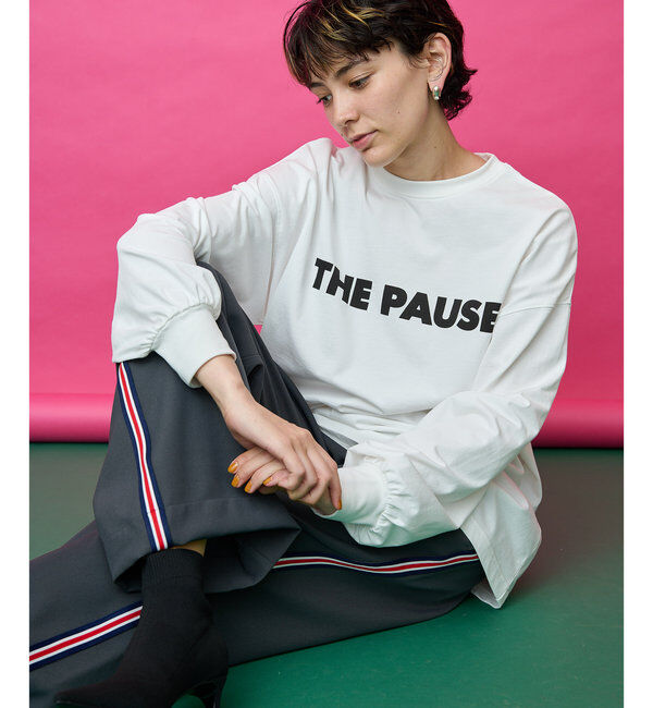 THE PAUSE「【THE PAUSE】THE PAUSEロングスリーブTシャツ」|Tシャツ・カットソー|