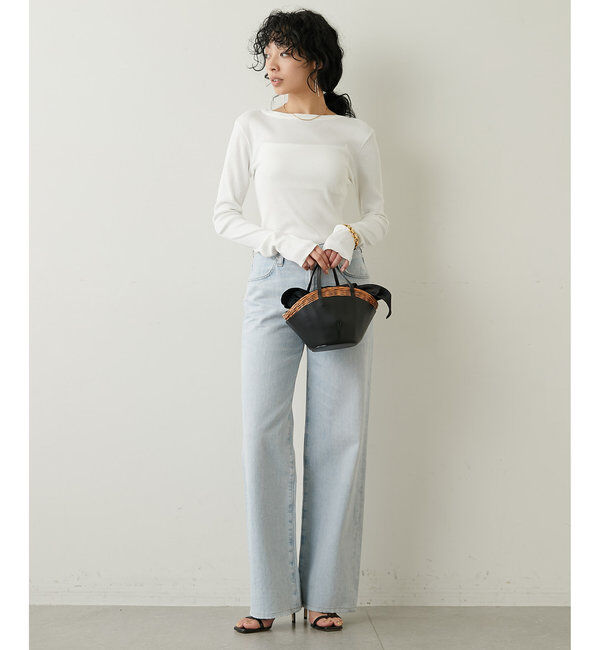  「Vバックシャンテレコカットソー」|Tシャツ・カットソー|