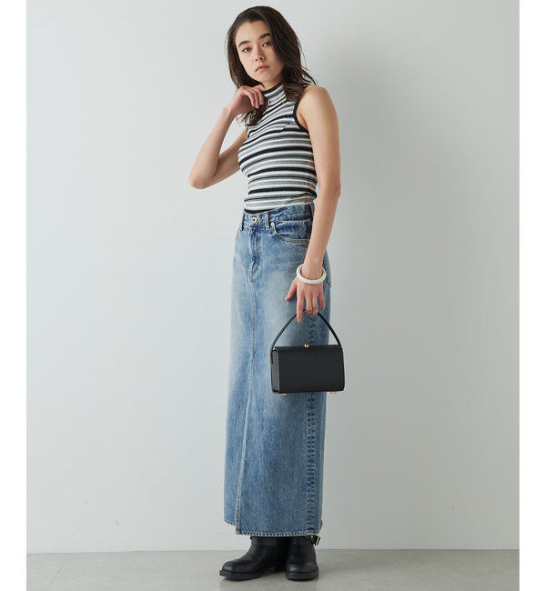  「デニムスリットスカート」|スカート|