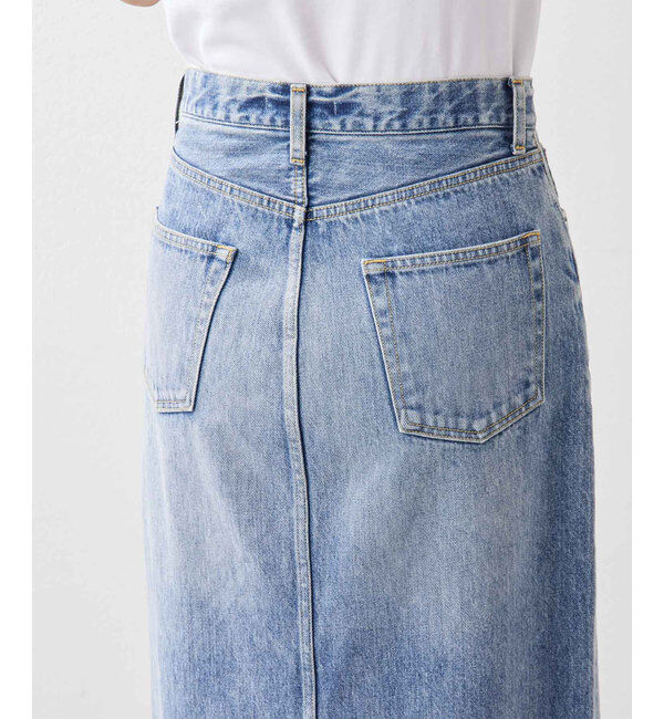  「デニムスリットスカート」|スカート|