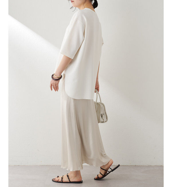  「Vガゼットハーフスリーブプルオーバー」|シャツ・ブラウス|