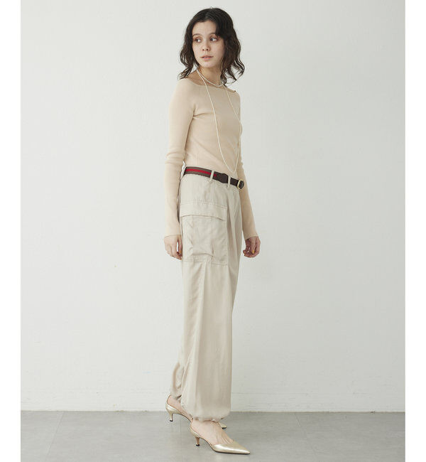 THE PAUSE「【THE PAUSE】オフショルニットプルオーバー」|ニット・セーター|