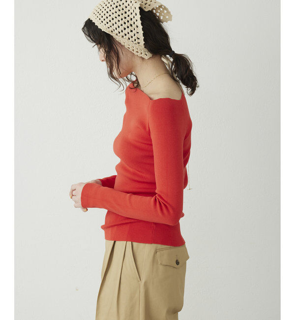 THE PAUSE「【THE PAUSE】オフショルニットプルオーバー」|ニット・セーター|