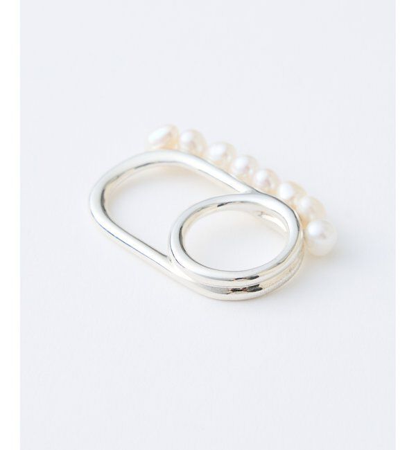Hoaw.「【Hoaw.】パールダブルリング」|リング|