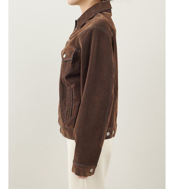  「デニムフロッキーGジャン」|デニムジャケット|