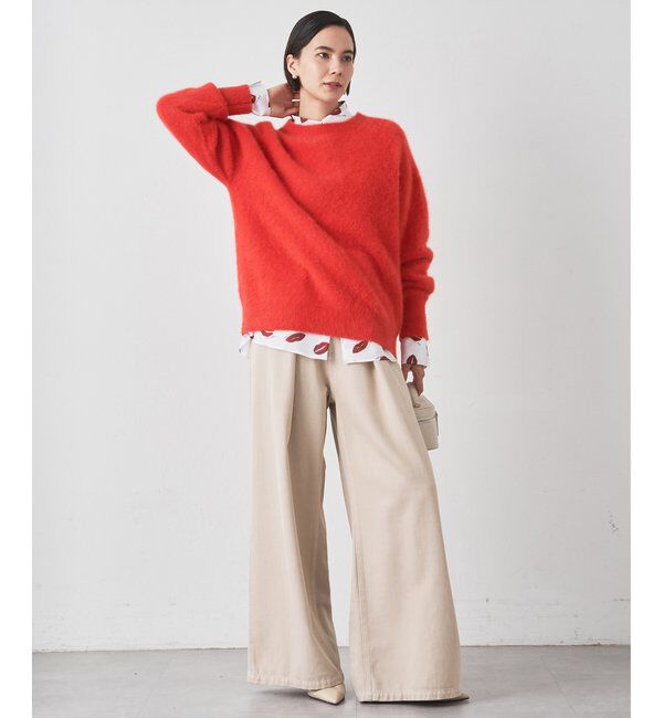  「ファークルーネックプルオーバー」|ニット・セーター|