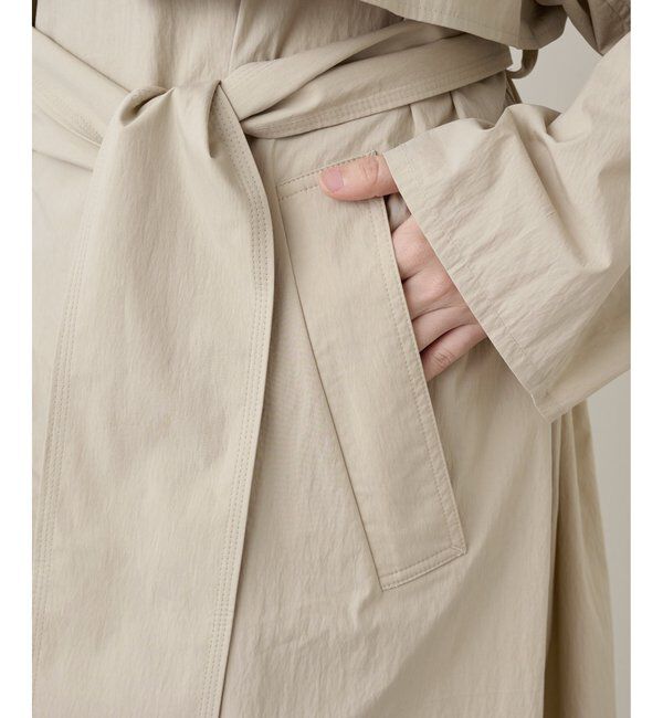  「ロングトレンチコート」|トレンチコート|